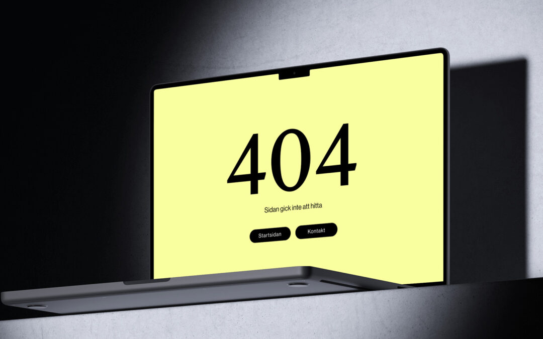 Vad är en 404-sida och varför bör du ha en på din sajt?