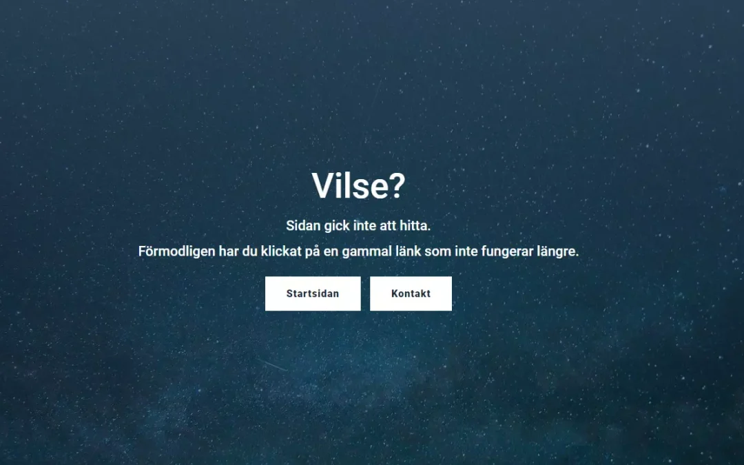 Vad är en 404-sida och varför bör du ha en på din sajt?