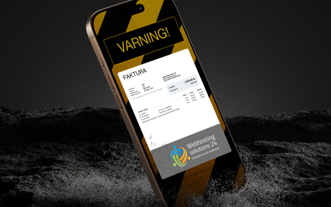 Varning för bluffaktura från Webhosting Solutions 24