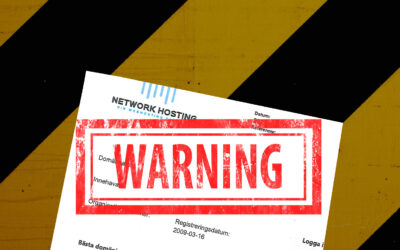Varning för Network Hosting Europe AB faktura bluff – Vilseledande Erbjudanden