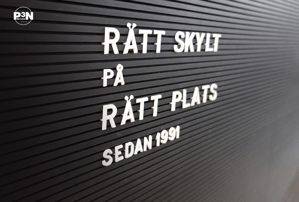 P3N Skyltar