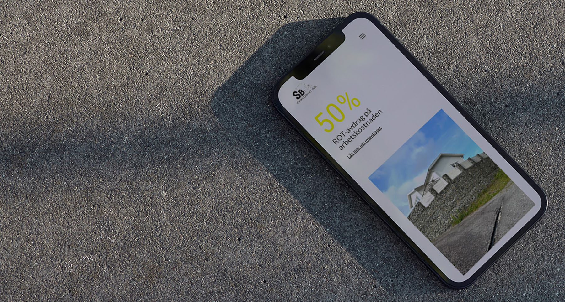 iphone-sbgräv-2 SB Grävtjänst