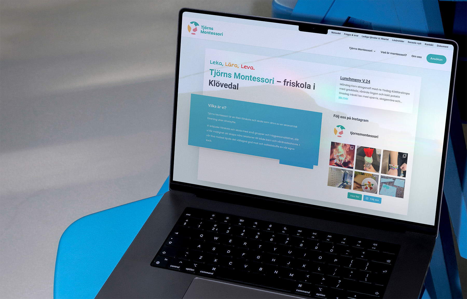 macbook-montesori Tjörns Montessori